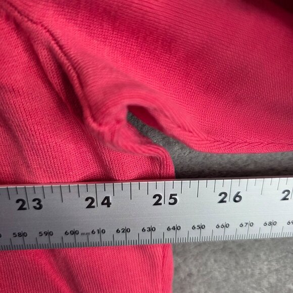 Womens August Silk Pink Cardigan Sweater Silk Blend Button Up Long Sleeve 3X - Picture 5 of 8